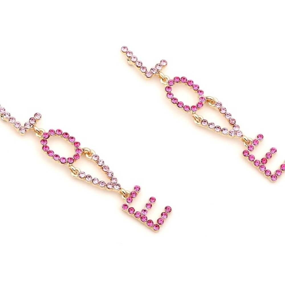 Dainty Love Earrings - Picture 2 of 2